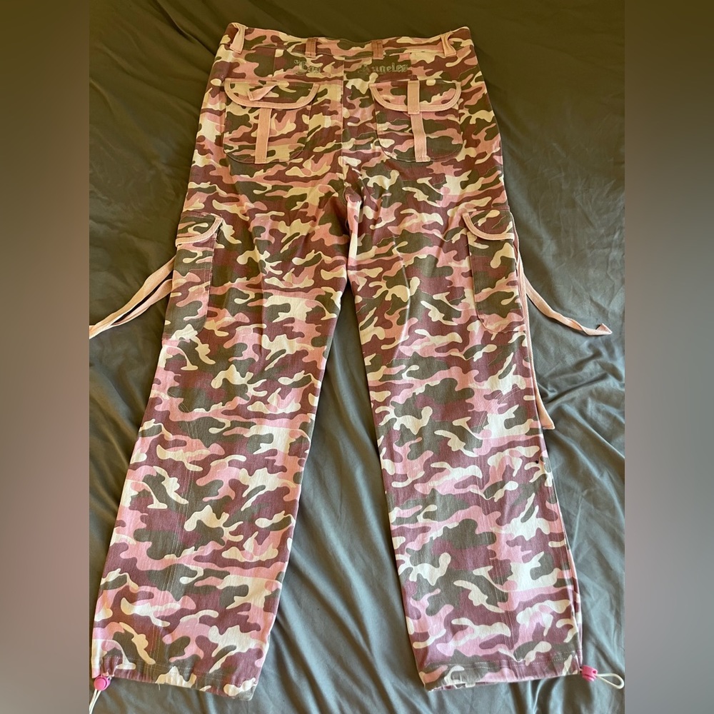 pink camo cargo pants